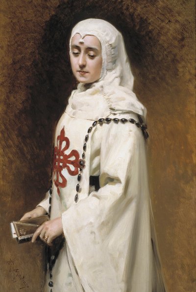 Portrait of María Guerrero as Doña Inés by Raimundo de Madrazo y Garreta